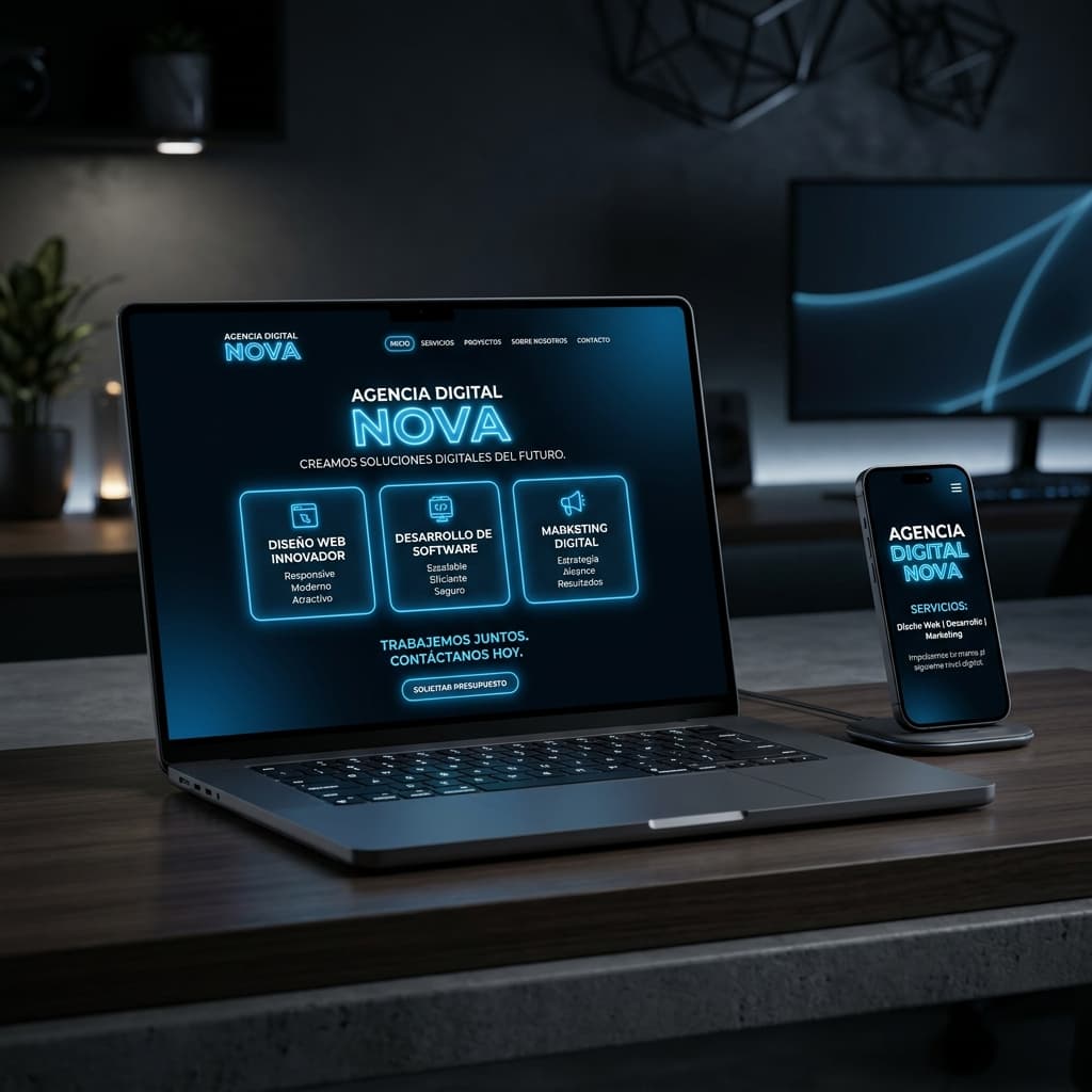 Laptop and Smartphone Mockup