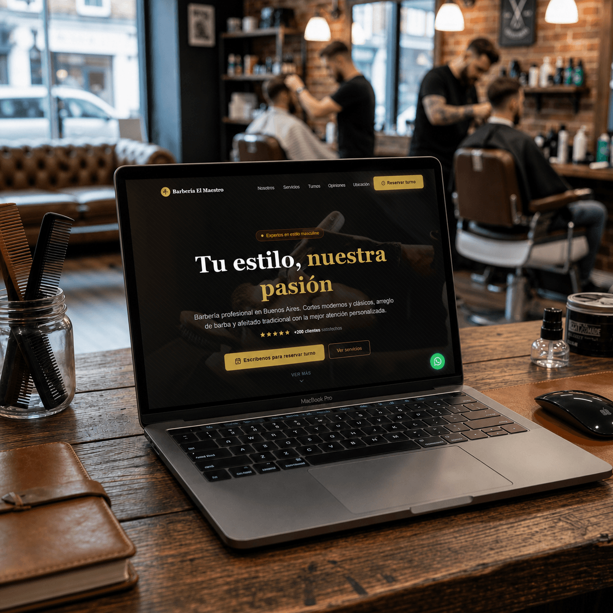 Barber Shop Website